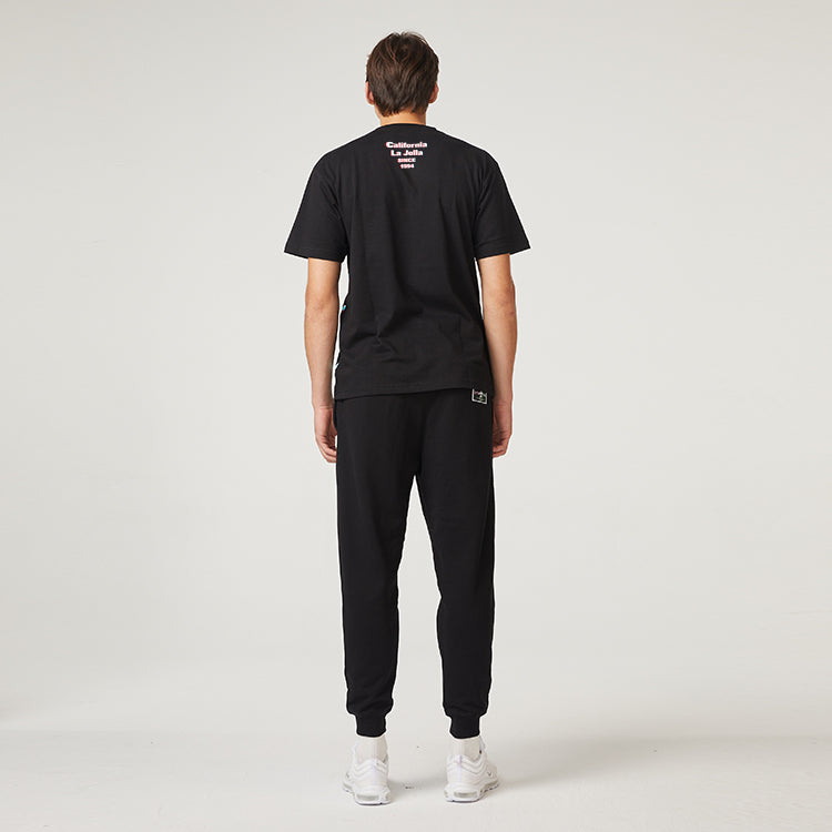 PJs Vigor Surf Classic Casual Pure Cotton Unisex Black 20FWTS2005P