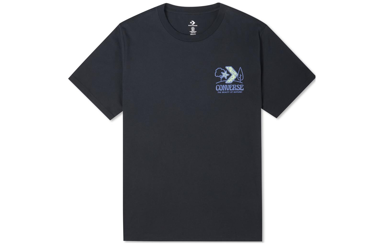 Converse Landscape Center Tee Asia Sizing 'Black' 10023269-A02