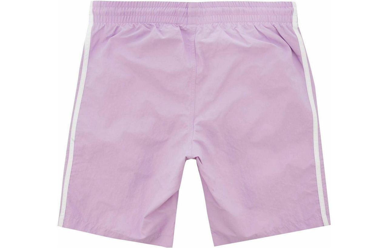Men's adidas originals Stripe Brand Logo Straight Shorts Pink DV1584