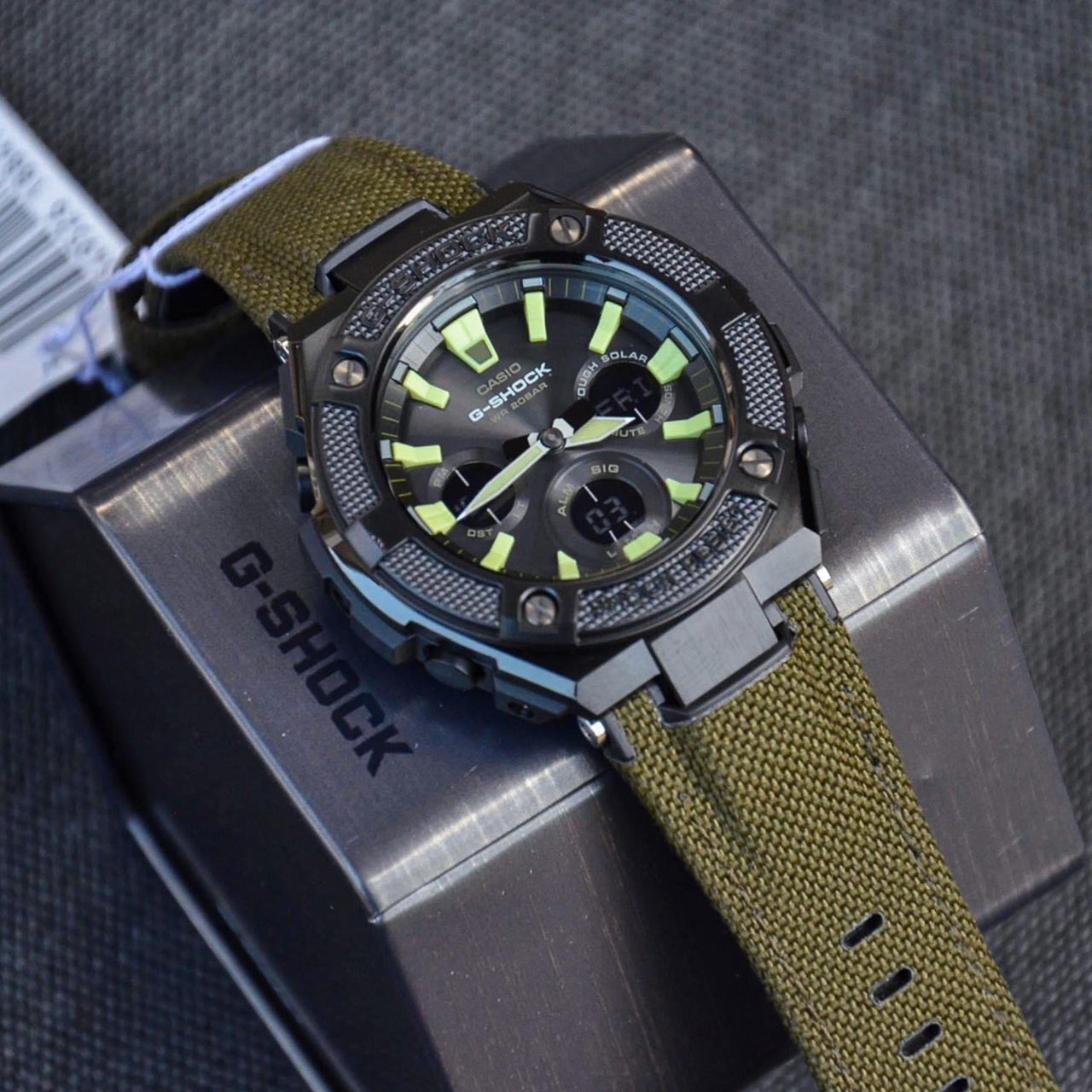 CASIO G-Shock G-Steel 'Green' GST-S330AC-3A