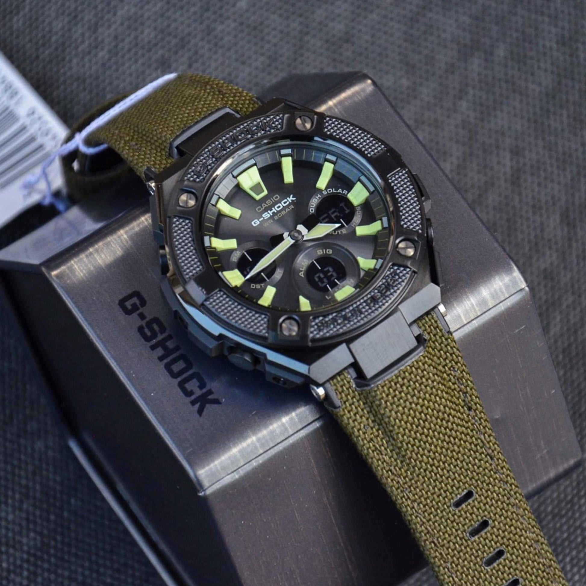 CASIO G-Shock G-Steel 'Green' GST-S330AC-3A