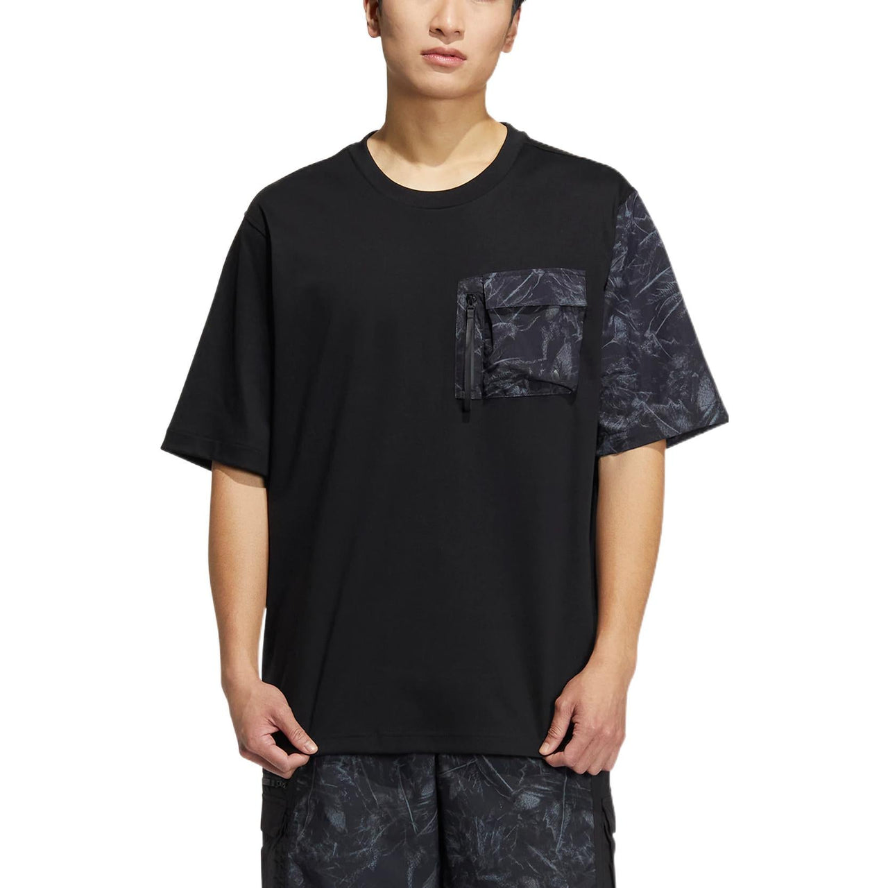 adidas originals In Motion Short Sleeve T-shirt 'Black' HS9462