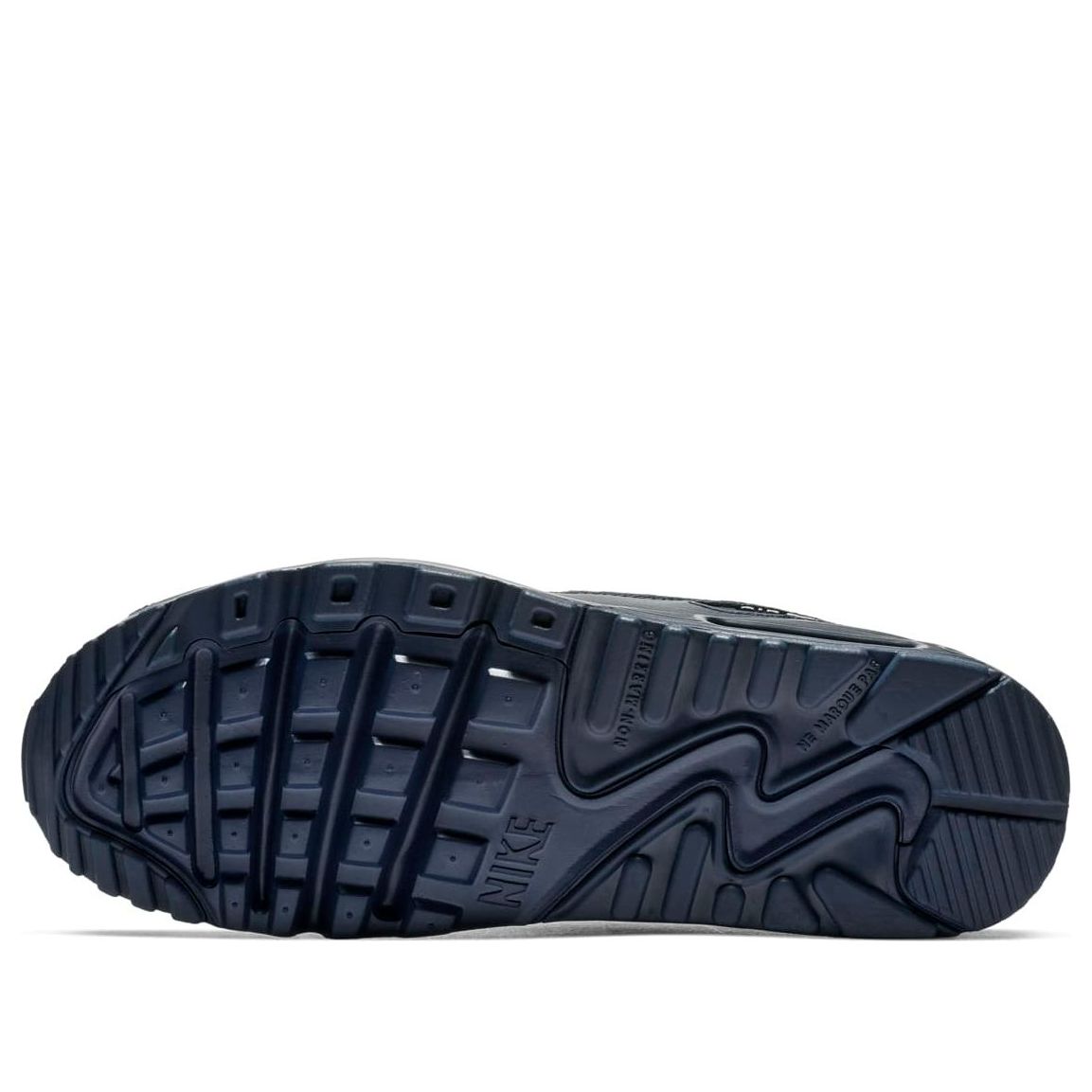 (GS) Nike Air Max 90 Leather 'Midnight Navy' 833412-412