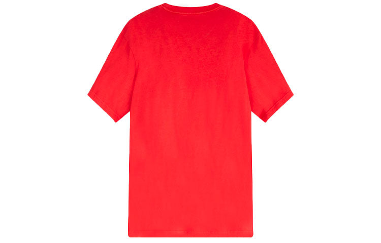 Men's Levis Alphabet Logo Round Neck Short Sleeve Red 16143-0103