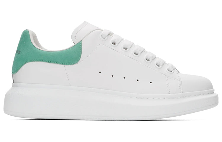 (WMNS) Alexander McQueen Low-Top Larry Sneakers 'White Green' 553770WHGP79462