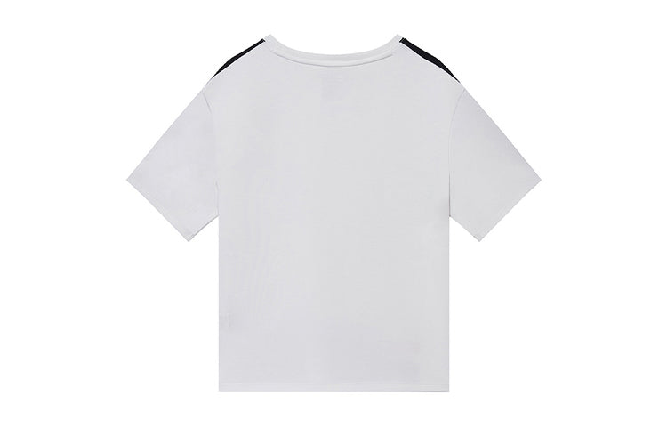 (WMNS) FILA Alphabet Logo Printing Sports Round Neck Short Sleeve White F11W928115F-WT