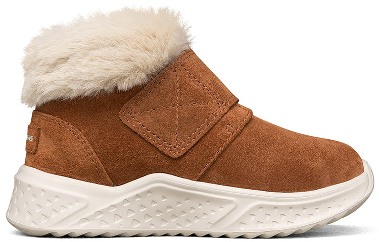 (GS) Skechers Winter Boots 'Tan White' 660087N-BRN