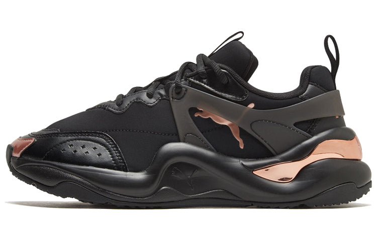 (WMNS) PUMA Charlotte Olympia x Rise 'Black Rose Gold' 374348-01