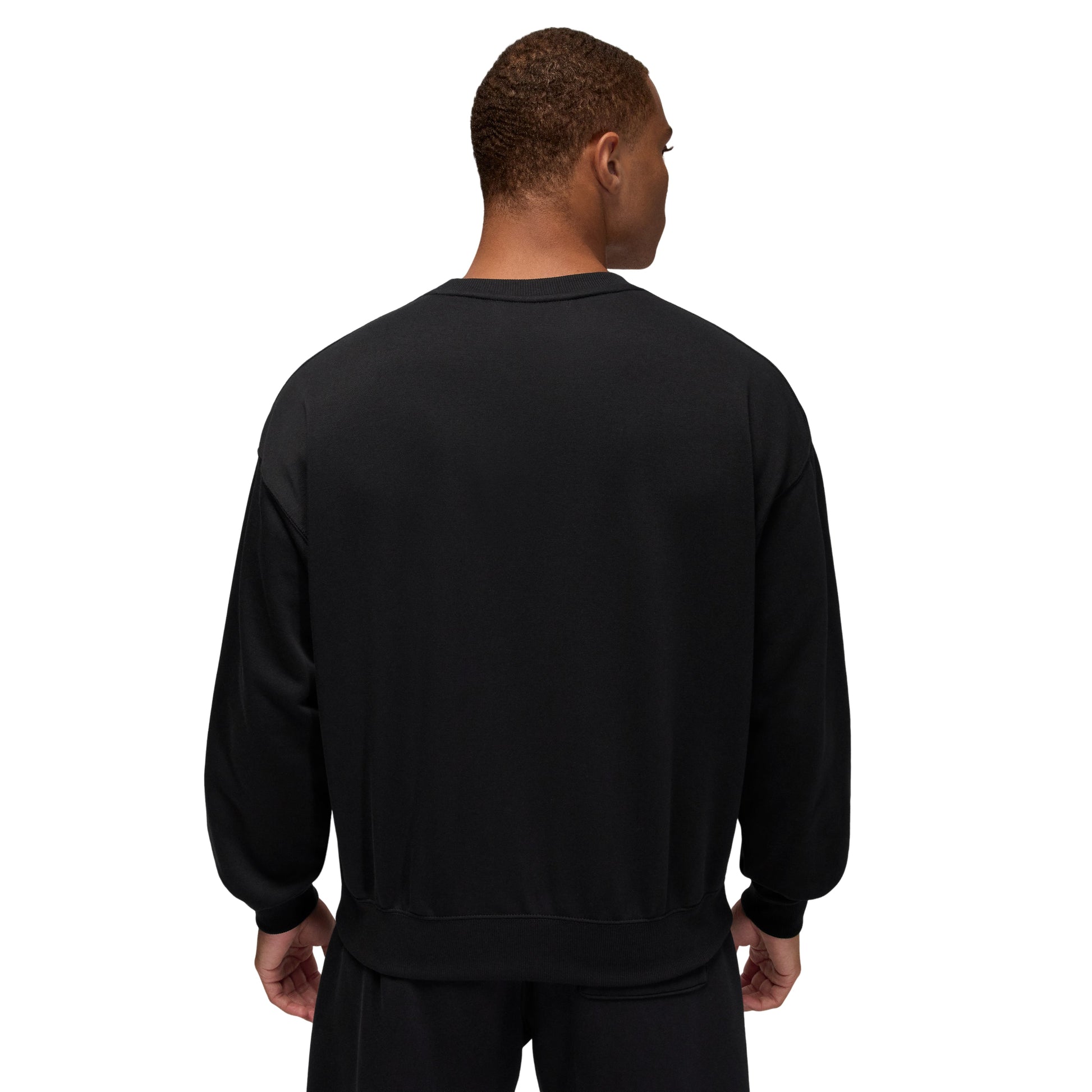 Air Jordan Brooklyn Fleece Crewneck Sweatshirt 'Black Gamma Blue' IM6301-010