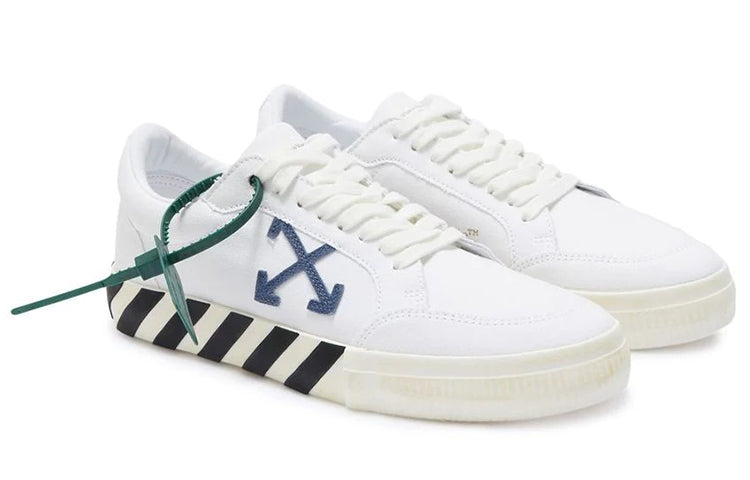 Off-White Vulc Low Cotton 'White Blue Black' OMIA085S22FAB0010145