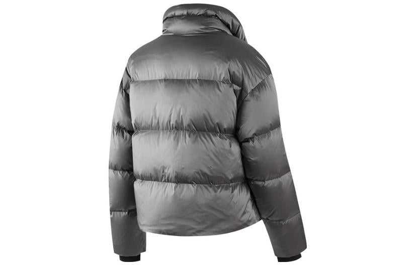 (WMNS) Skechers Short Down Jacket 'Grey' P422W020