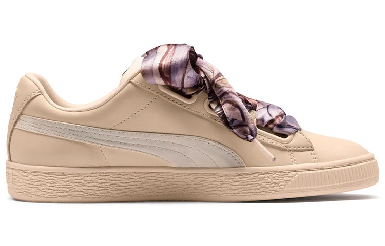 (WMNS) PUMA Basket Heart Mimicry 'Vanilla Cream' 367028-01