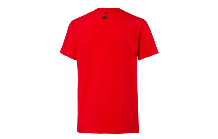 (WMNS) PUMA x KARL LAGERFELD FENDI Crossover Short Sleeve Red 595565-47
