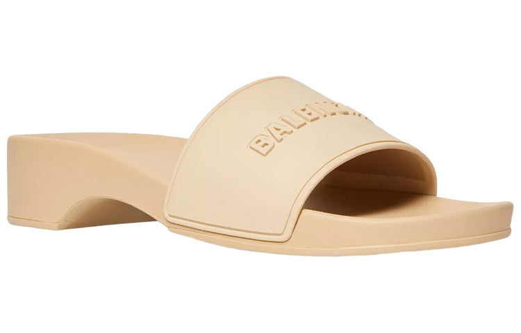 (WMNS) Balenciaga Pool Clogs 'Beige' 707094W1S9H2020