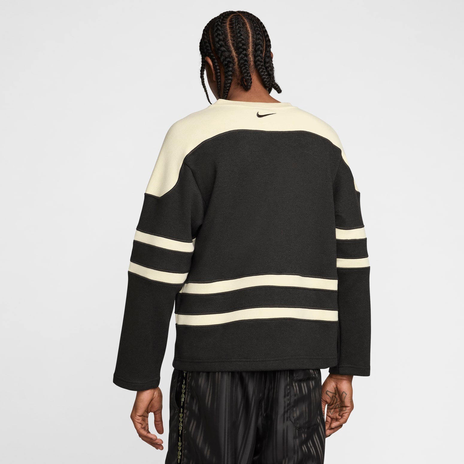 Nike x Bode Astro Grabber Lacing Knit Sweater Asia Sizing 'Shaded Brown Natural Linen White' FJ0218-235