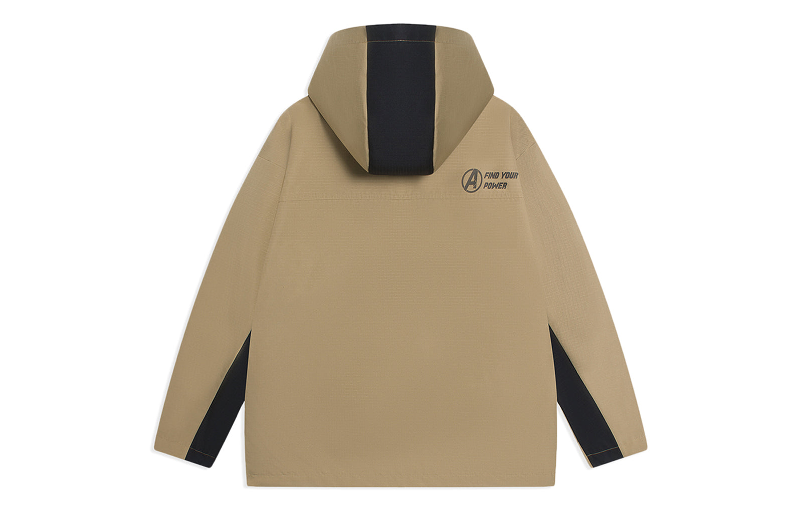 Li-Ning x MARVEL Graphic Windbreaker 'Khaki Black' AFDSC93-3
