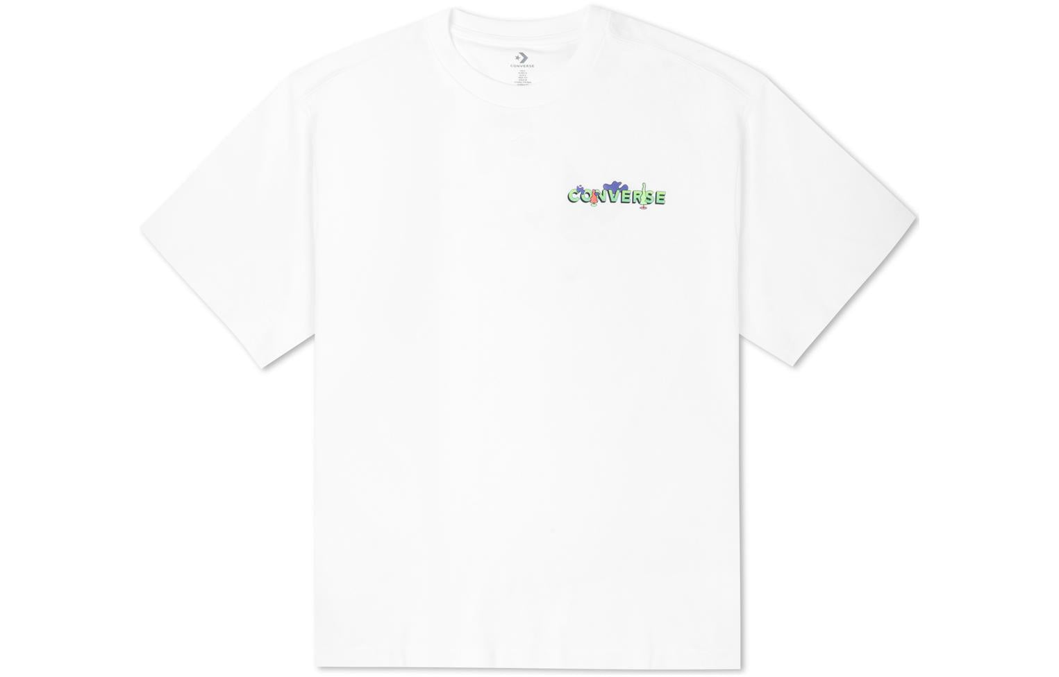 Converse Star Chevron T-Shirt Asia Sizing 'White' 10023940-A02