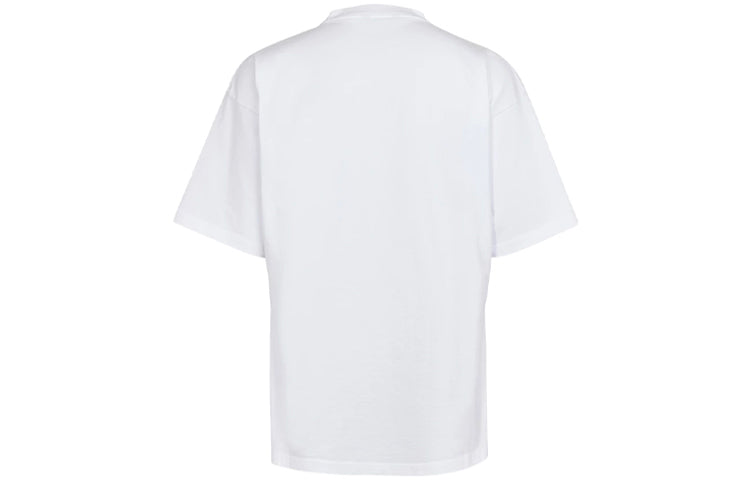 Men's Balenciaga SS21 Word Short Sleeve White 641613TJVI59040