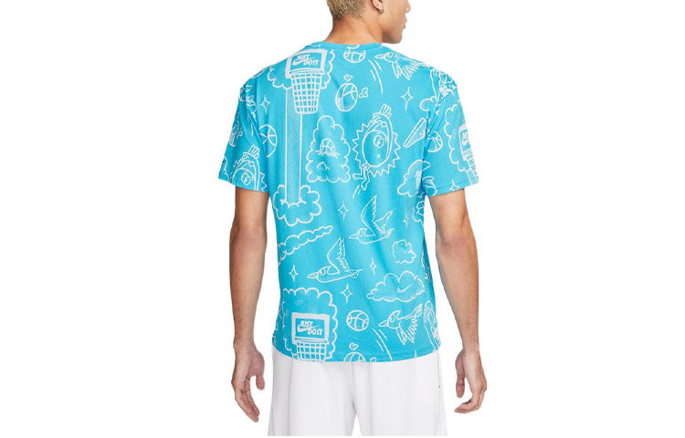 Nike Max90 Allover Print Basketball T-Shirt DZ2698-416