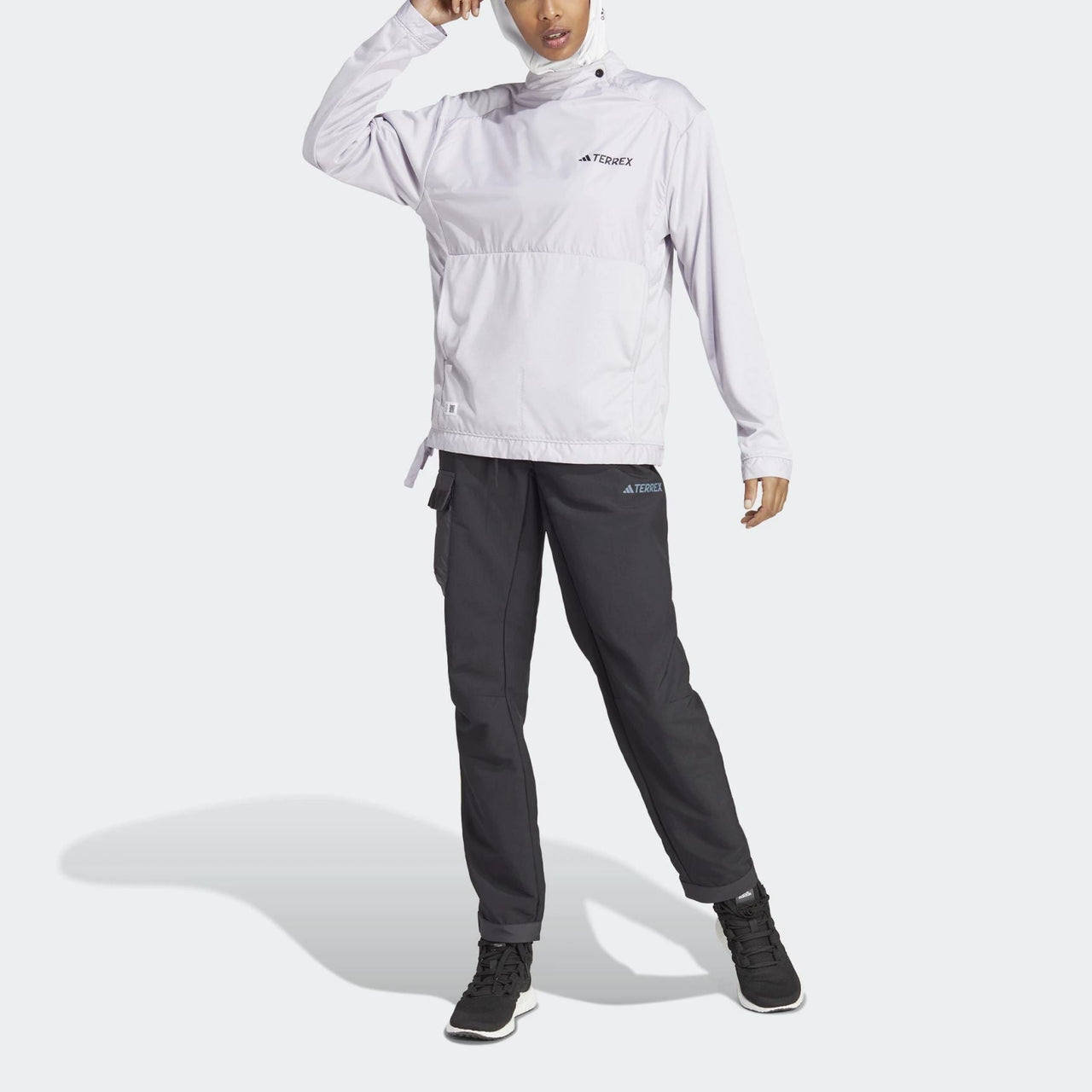 (WMNS) adidas Terrex Made To Be Remade Hiking Midlayer Top 'Purple' HN2936