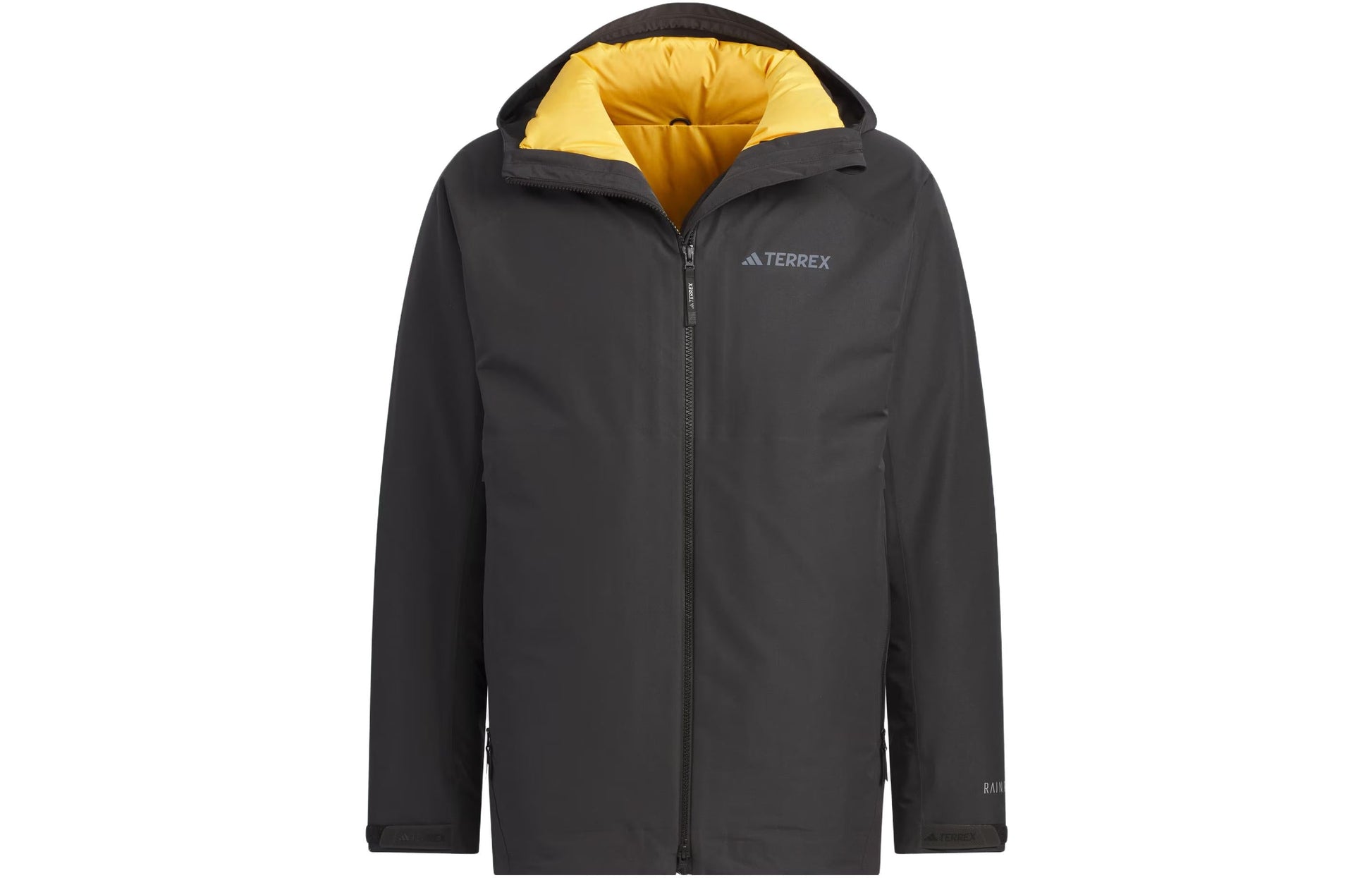 adidas Terrex 3-In-1 Rain.Rdy Reversible Jacket 'Black Yellow' IL8972