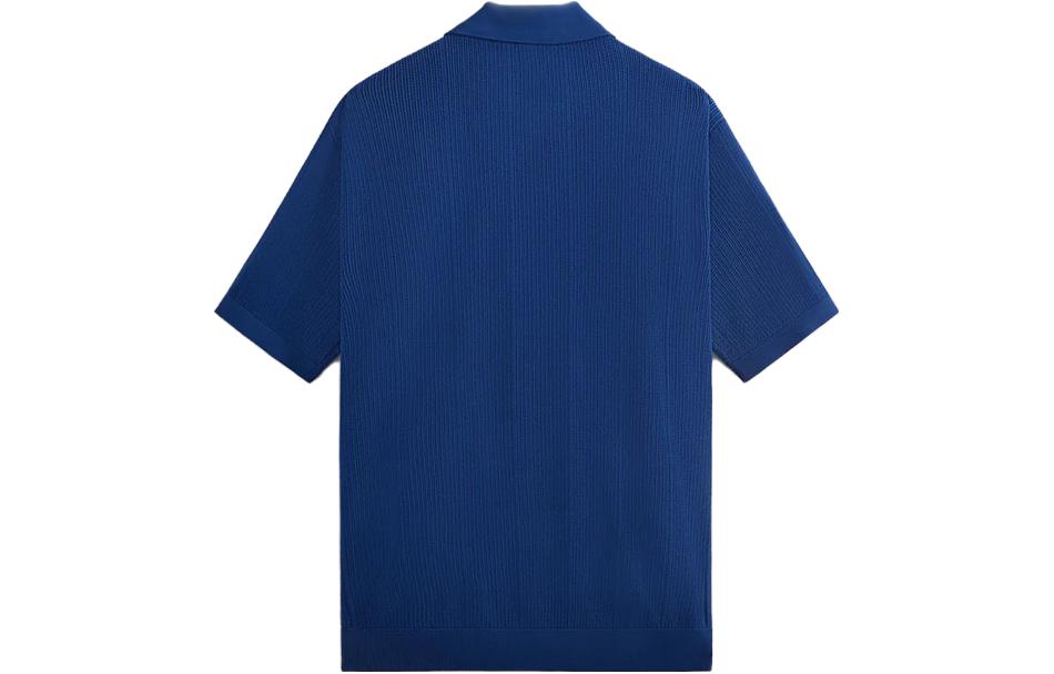 KITH x Wilson Cable Johnny Collar Polo 'Blue Quartz' W91M314408WNVJ