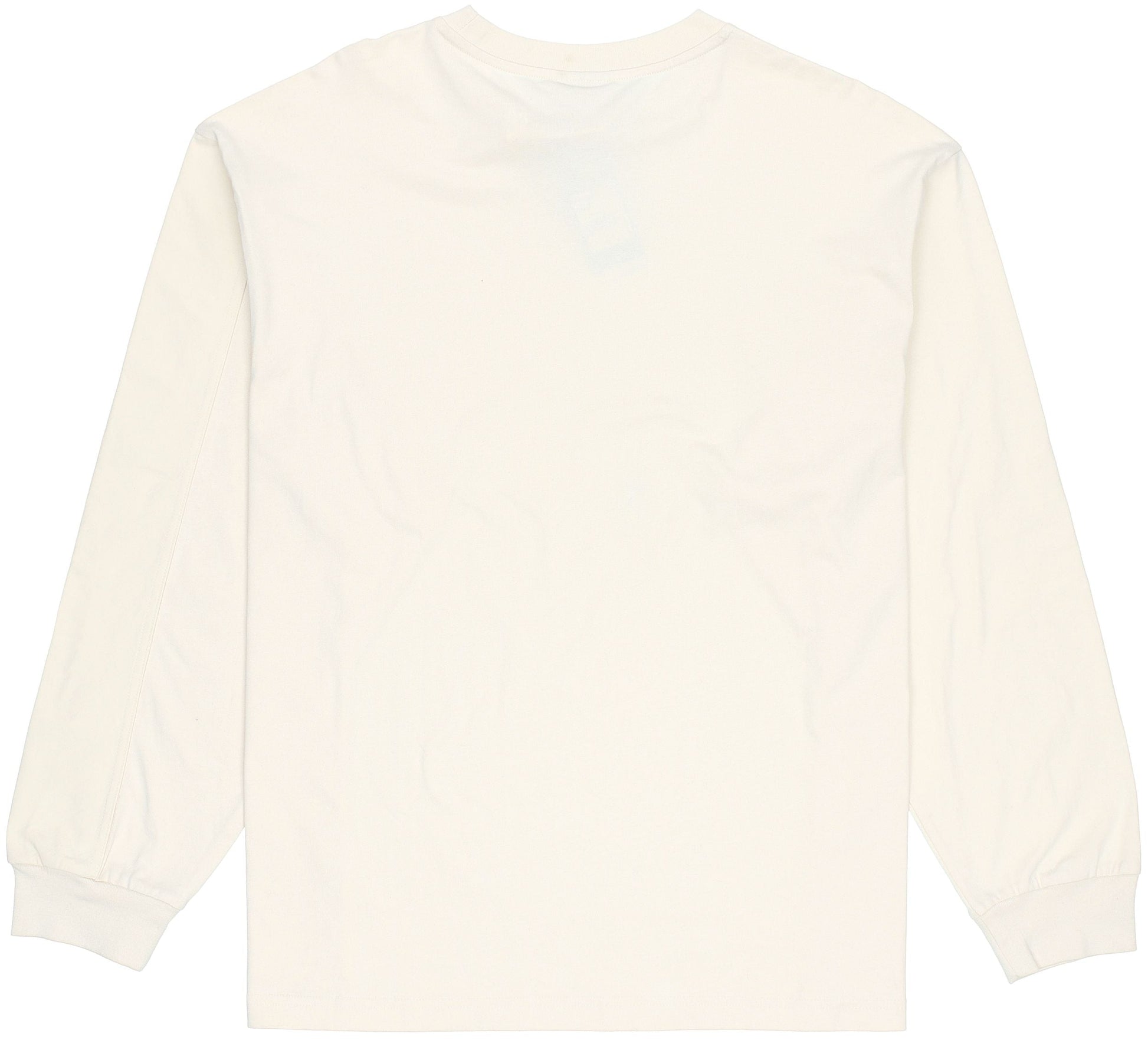 adidas originals Brand Logo Solid Color Round Neck Long Sleeves Beige HC0355