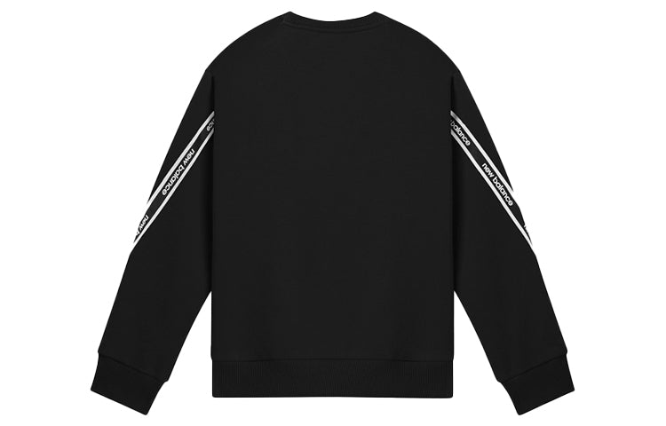 (WMNS) New Balance Crew Neck Pullover Asia Sizing 'Black White' NCA3N512-BK