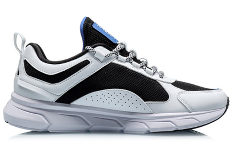 Li-Ning Light Weight Sport Shoes 'Black White Blue' ARBQ037-1