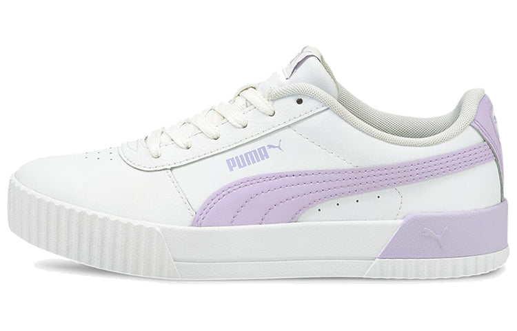 (WMNS) PUMA Carina Leather 'White Light Lavender' 370325-39