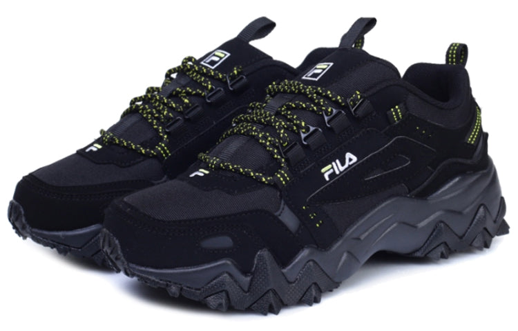 (WMNS) FILA Oakmont Black/Yellow 1JM00801_001