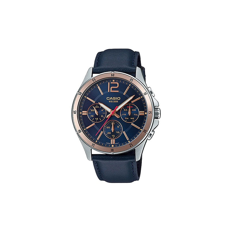 CASIO Quartz Limited Edition Waterproof Mens Blue Analog MTP-1374L-2A
