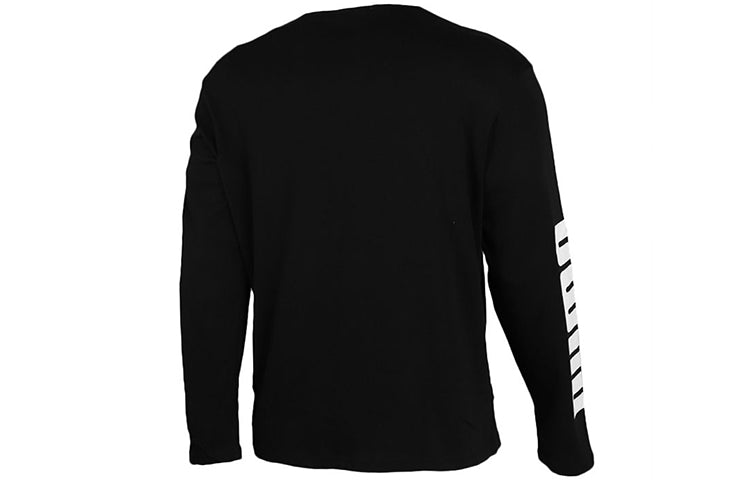 PUMA Colorblock Round Neck Casual Black 581659-01