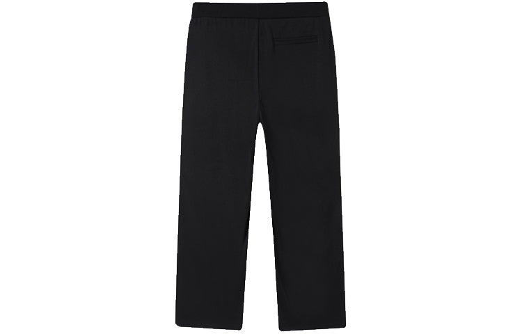 (WMNS) FILA Knitted Sport Loose Cropped Pants Black F11W938611F