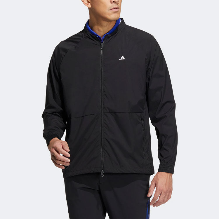 adidas Statement Windproof Jacket 'White Blue' HT0005