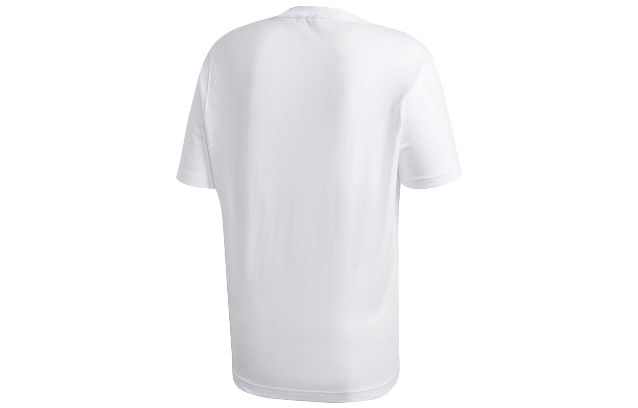 adidas originals Adv Graphic Tee Alphabet Printing Sports Short Sleeve White GD5609