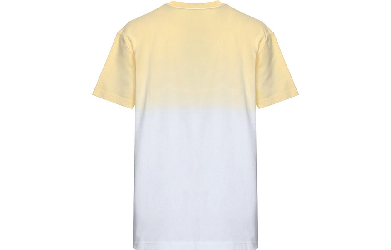 (WMNS) KENZO Gradient Tiger Head Embroidered T-Shirt 'Light Yellow' FA52TS9574YG-37