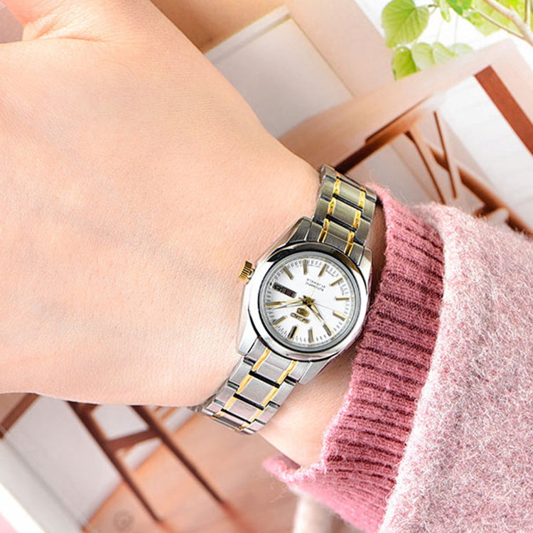 SEIKO No. 5 Automatic Mechanical Gold Color SNKL47J1+SYMK19J1