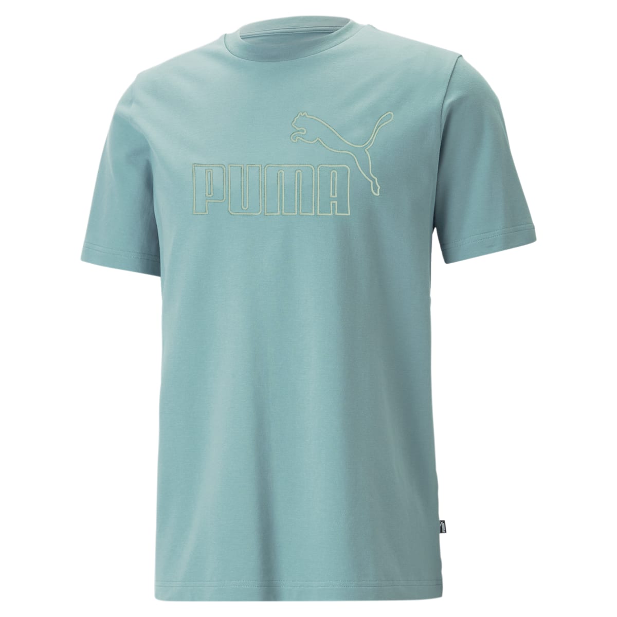 PUMA T-Shirt Ess Elevated T-Shirt 'Green' 673385-85