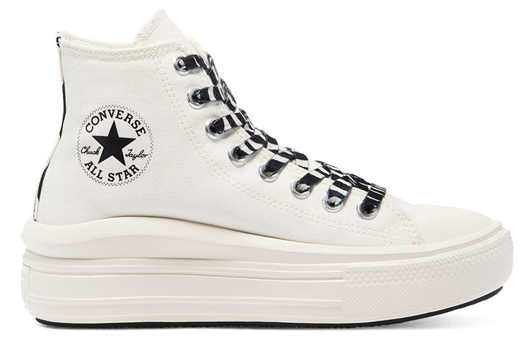 (WMNS) Converse Chuck Taylor All Star Move High 'Archive Print Egret' 570974C