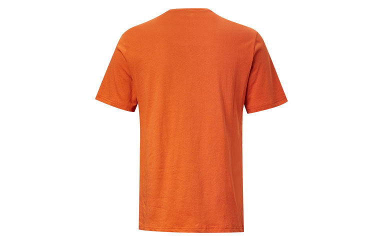 Men's Converse Renew Alphabet Printing Short Sleeve Orange 10019649-A03
