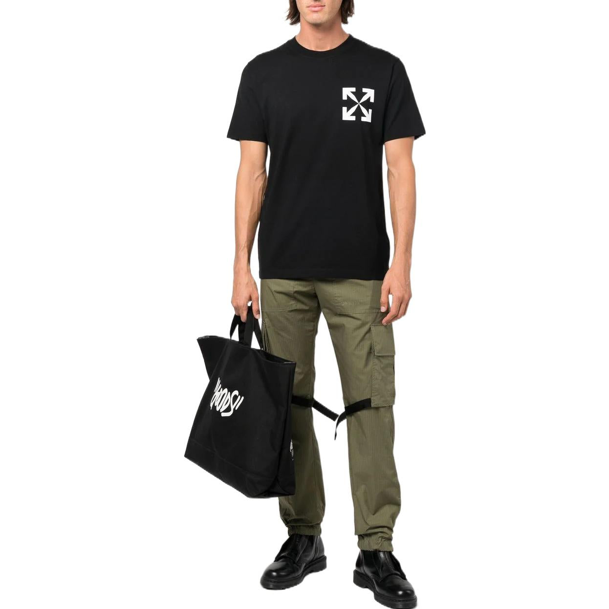 Off-White SS22 Casual Pants 'Military Green' OMCF031F22FAB0015656