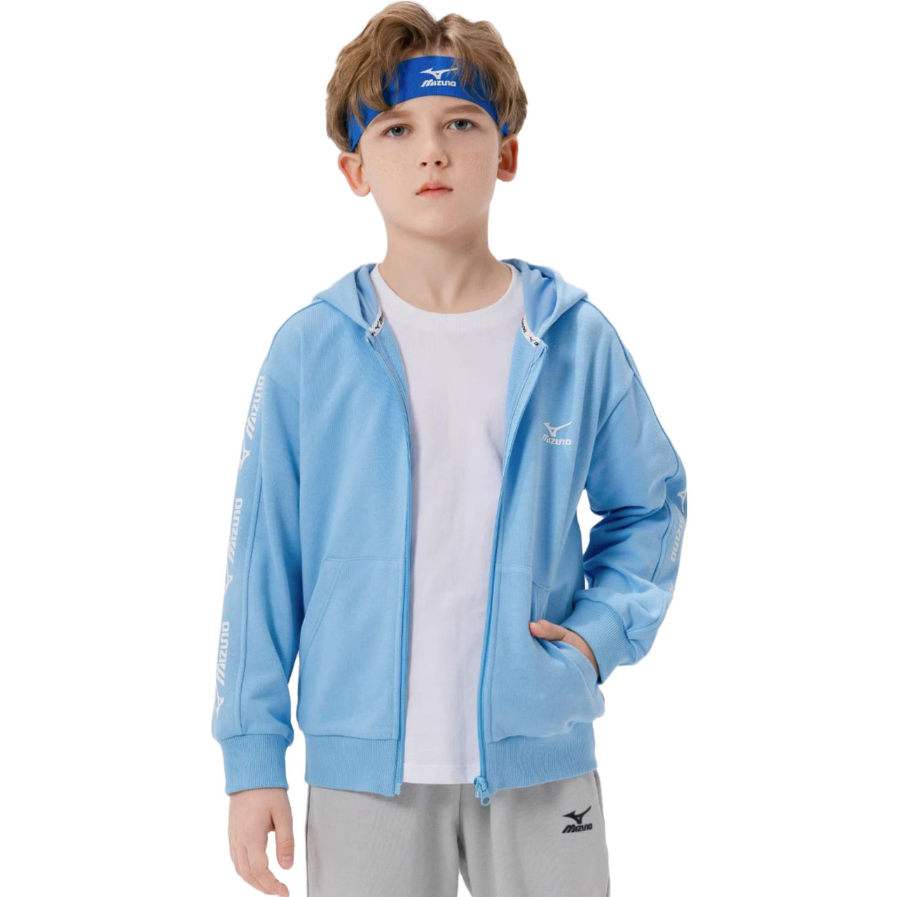 (GS) Mizuno Long Sleeve Jacket 'Blue' WT2234