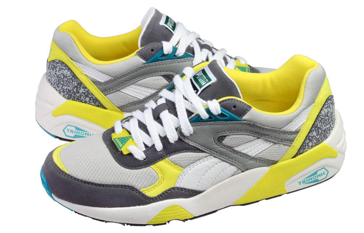 PUMA R698 Trinomic Sneakers Grey/Yellow 357837-09