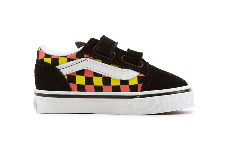 (TD) Vans Old Skool V 'Neon Glow Checkerboard' VN0A38JN30M