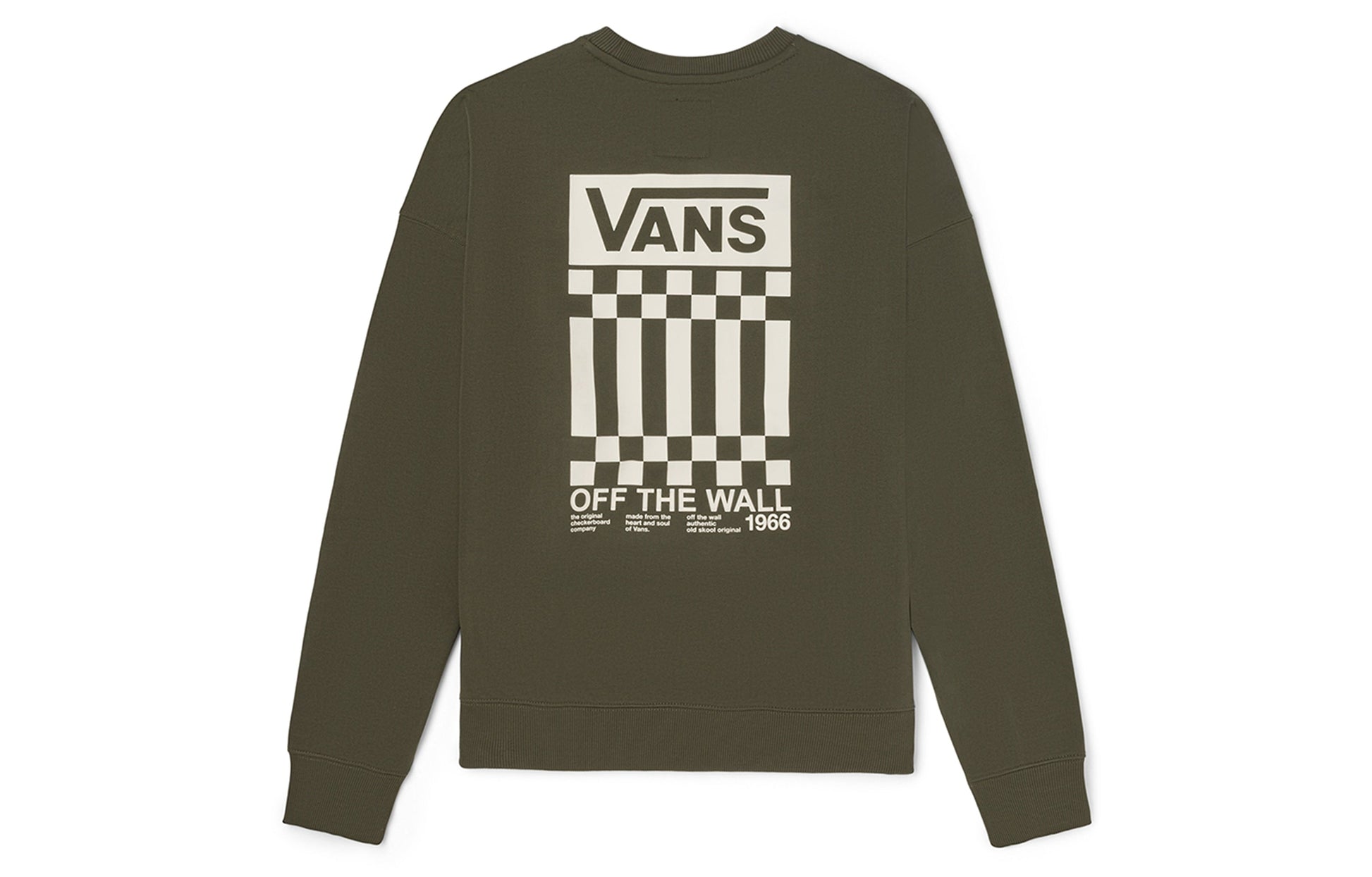 Vans Logo Graphic Crew Sweater 'Green White' VN00090VKCZ