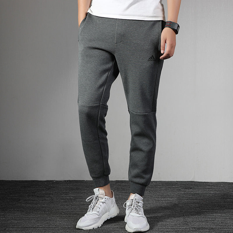 adidas O2 Pt Dk Sports Stylish Slim Fit Bundle Feet Long Pants Gray EH3767