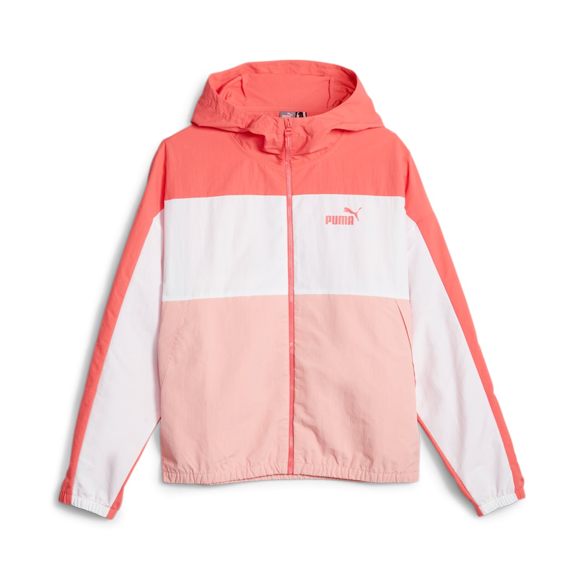 (WMNS) PUMA Oversized Hooded Windbreaker Jacket 'Pink' 675372-47