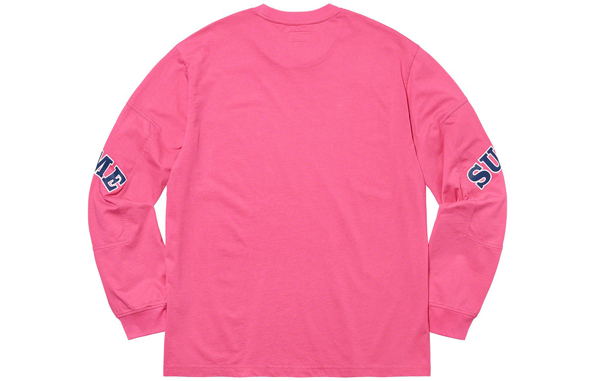 Supreme Cutout Sleeves L/S Top 'Pink Navy' SUP-FW20-026