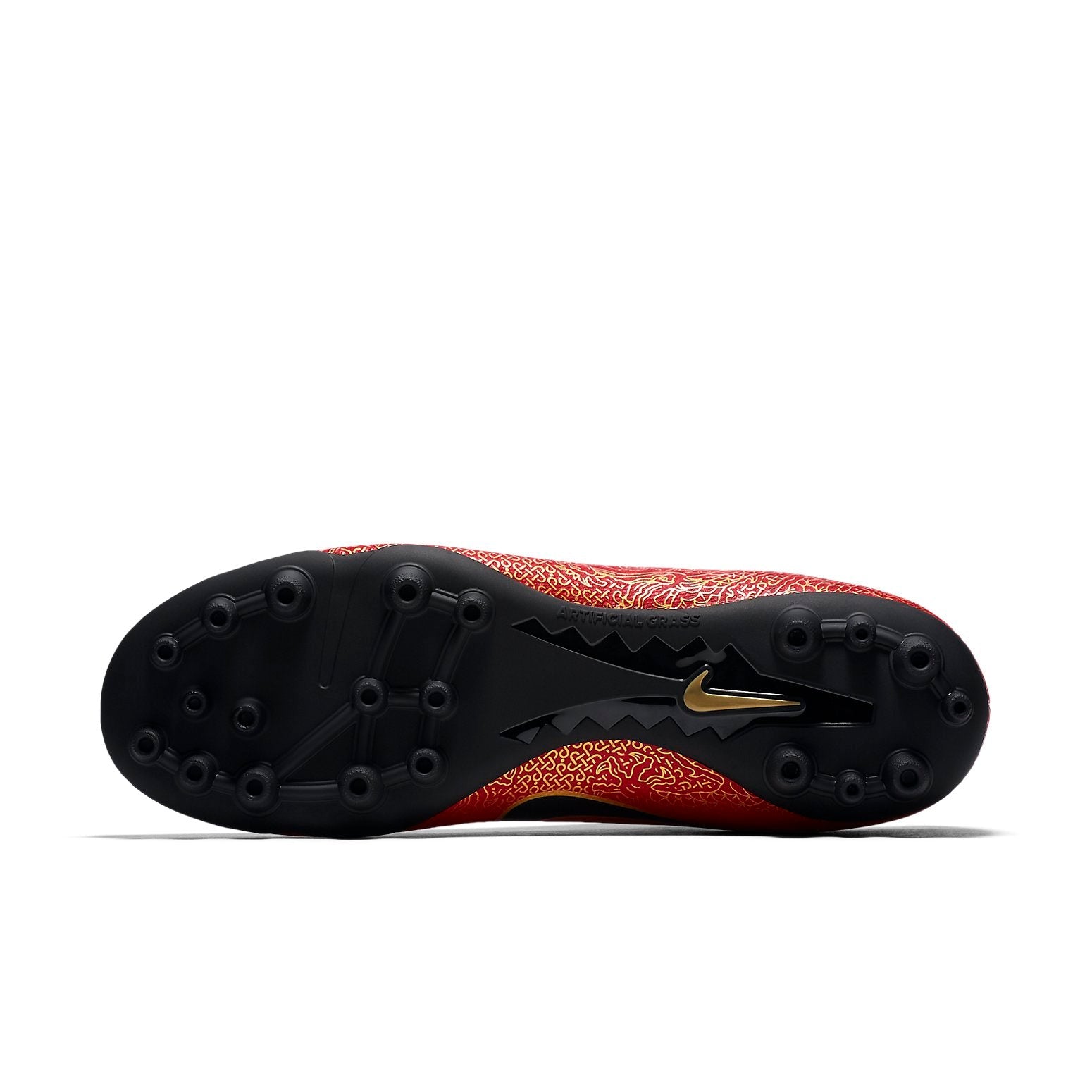 Nike Vapor 12 Academy CR7 AG-R 'Red Gold Black' AQ0336-601
